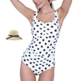 thumbnail image 1 of Phocas One Piece Swimsuit for Women Sexy Tummy Control Bathing Suits Ruched Swimwear, 1 of 5