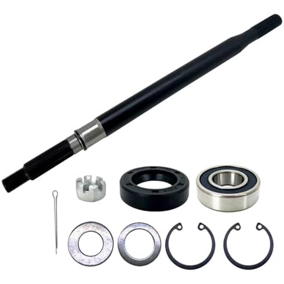 Phoddar Golf Cart RXV Passenger Side Rear Spline Axle Shaft with Bearing Seal Kit Fit for EZGO RXV Electric 2008 Up, 620341, 614209$$Sport & Recreation Other