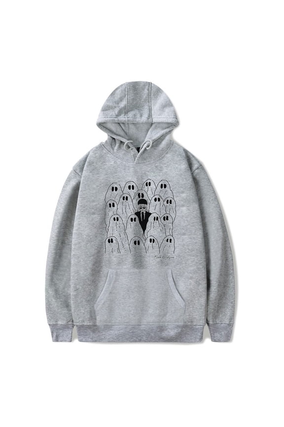 Phoebe Bridgers Ghost Merch Hoodies Casual Hooded Sweatshirt Unisex Pullover Clothing
