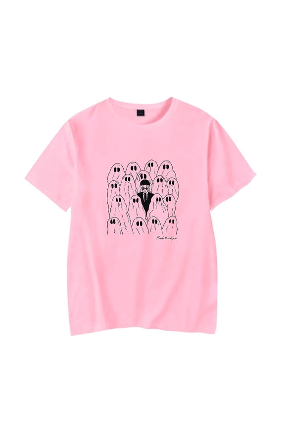 Phoebe Bridgers Ghost Merch Short Sleeve T-shirt Unisex Fashion Crew Neck Top
