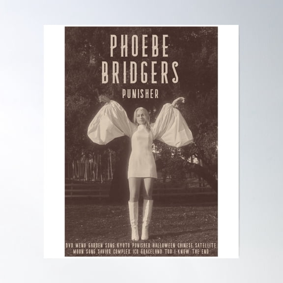 Phoebe Bridgers Punisher Album Poster Wall Art Modern Wall Decor Wall Art
