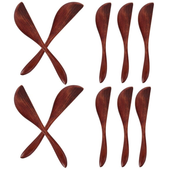 NIAIZEK Nanmu Butter Knife Set for Spreading Butter and Jam in Kitchens