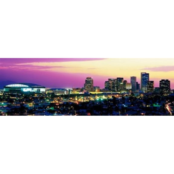 Phoenix AZ Canvas Art - Panoramic Images (15 x 5)