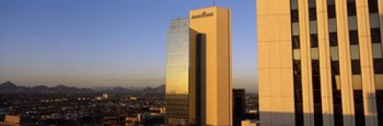 Phoenix AZ Canvas Art - Panoramic Images (36 x 12)