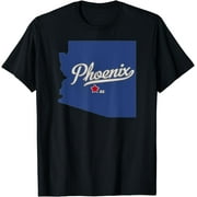 Phoenix Arizona AZ Map T-Shirt