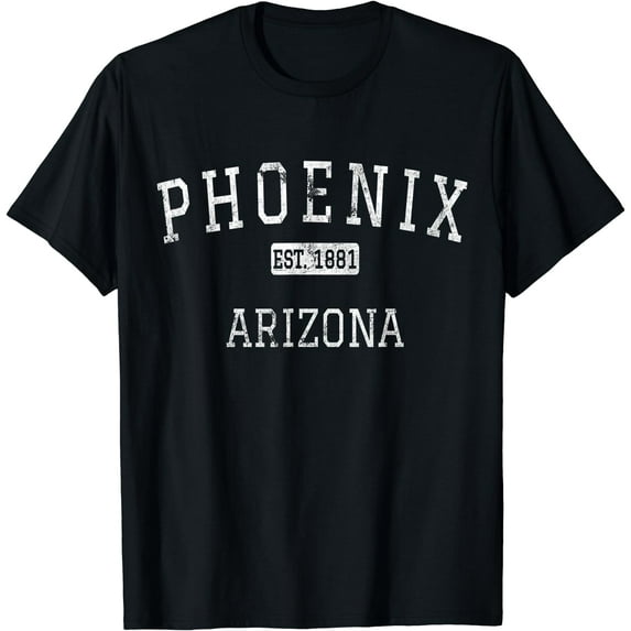 Phoenix Arizona AZ Vintage T-Shirt Black Large