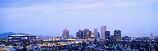 Phoenix Arizona USA Canvas Art - Panoramic Images (36 x 12)