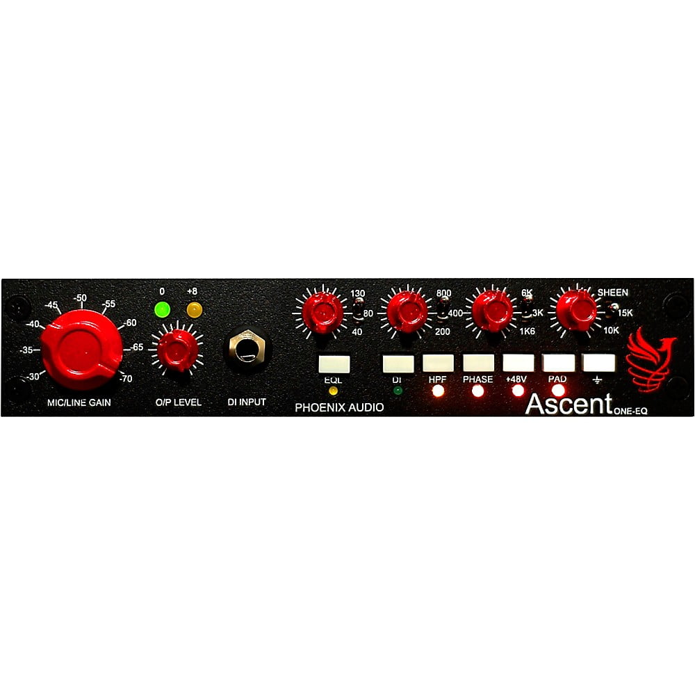 Phoenix Audio Ascent One EQ - Mono Class A Microphone Pre-Amplifier/DI/EQ