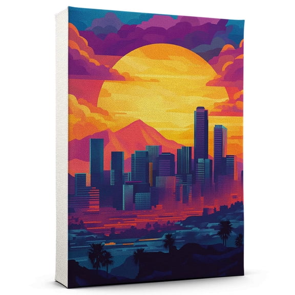 Phoenix Canvas Print, Arizona Canvas Wall Art, Phoenix Decor Travel Canvas, Arizona Travel Gift, Housewarming Gift - 99AZ1090