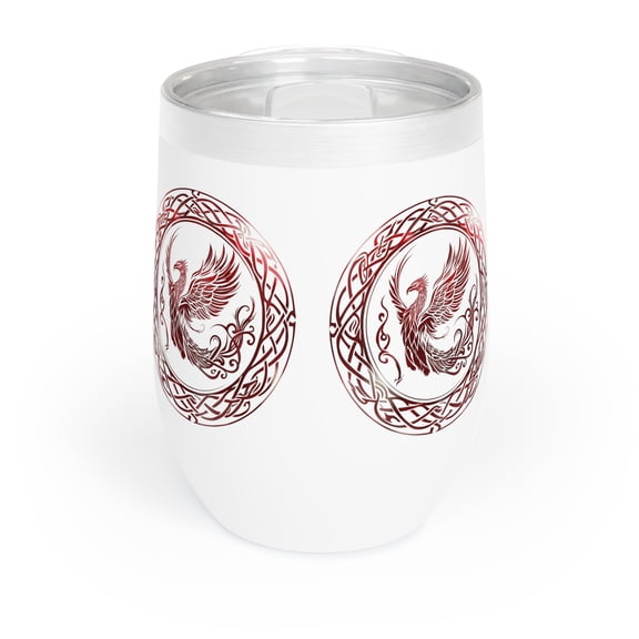 Phoenix Celtic Unique Design: Chill Wine Tumbler