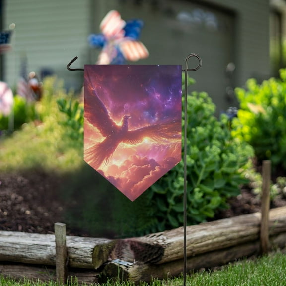 Phoenix Clouds Garden Flag 18" x 12.5" Double Sided Yard Lawn Outdoor Decor Small Yard Flags