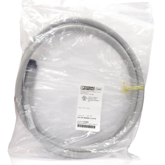 Phoenix Contact 1416681 5 Pin Male to Wire 2m Cable SAC-5P-MINMS/2,0-U40