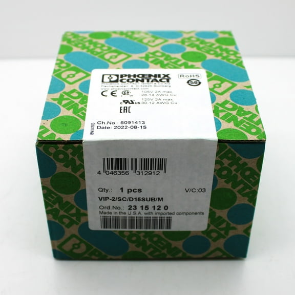 Phoenix Contact 15P Terminal Block Interface Modules VIP-2/SC/D15SUB/M 2315120