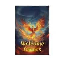 Phoenix Cool Garden Flag House Banner 12" x 18" Double Sided Outdoor Yard Decoration