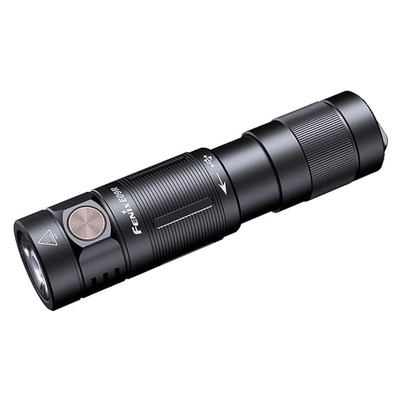 () Phoenix E09R Light, Black, 3.1 inches (8 cm), Flashlight, SST20 LED, Brightness: Up to 600 Lumens, Rechargeable
