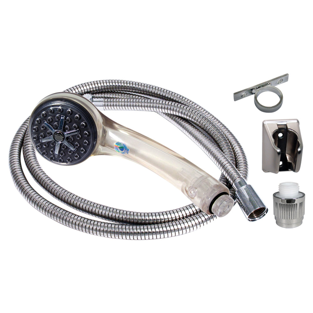 Phoenix Faucets PF276049 AirFusion Single-Function Shower Kit with Flow Controller - Clear