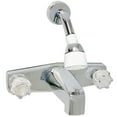 thumbnail image 1 of Phoenix Faucets by Valterra PF214348 Two-Handle 8" Tub/Shower Diverter Faucet with Shower Head Kit - Brass, Chrome, 1 of 2