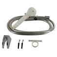 thumbnail image 1 of Phoenix Faucets by Valterra PF276028 Single-Function Handheld Shower Kit with 60" Metal Hose and Trickle Shut-Off - White, 1 of 2