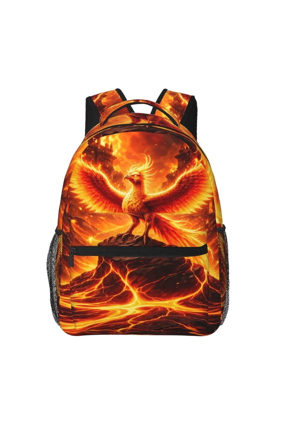 Phoenix Fire Backpack Lightweight Rucksack Travel Bag for Men and Women
