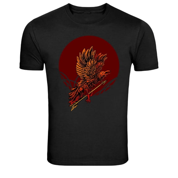 Phoenix Fire Bird Wings Graphic T-Shirt