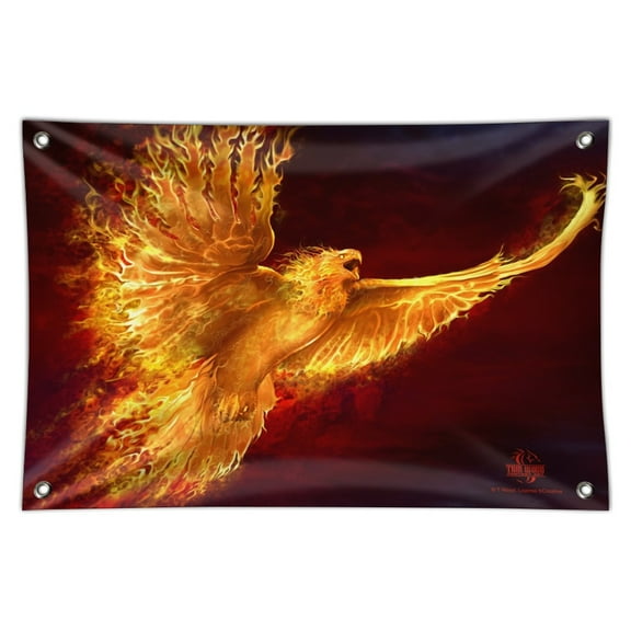 Phoenix Firebird Flaming Fire Bird Rising Fantasy Home Business Office Sign