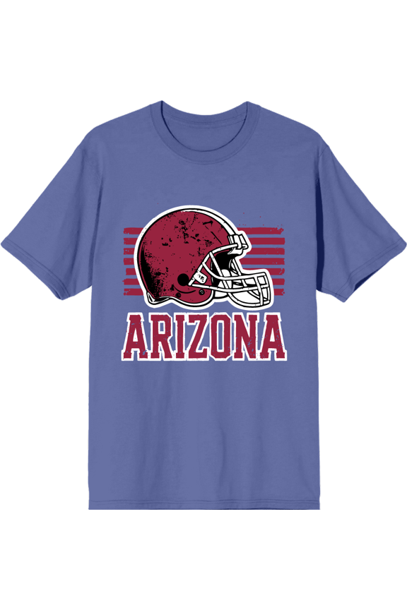 Phoenix Football Adult Blue Crew Neck Short Sleeve Tee-3XL