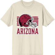 Phoenix Football Adult Natural Crew Neck Short Sleeve Tee-Small