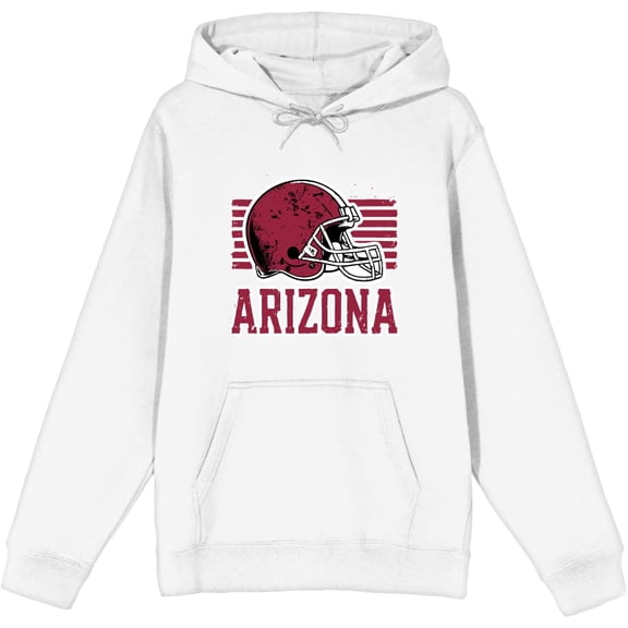 Phoenix Football Adult White Long Sleeve Hoodie-XS