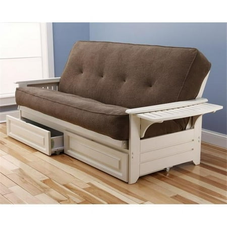 Phoenix Frame Marmont Mocha Mattress & Storage Drawers, Light Brown - Light Brown