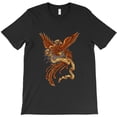 thumbnail image 1 of Phoenix Gift Funny Greek Mythology Firefighter Flame Symbol Graphic H35848 Unisex T-Shirt, Up to 5XL Available, 1 of 2