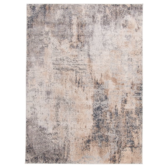 Phoenix Grey Polypropylene Rug 3'11" x 5'11"