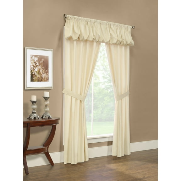 Phoenix Insulated All-in-One Window Dressing Set 80" x 63" in Ivory