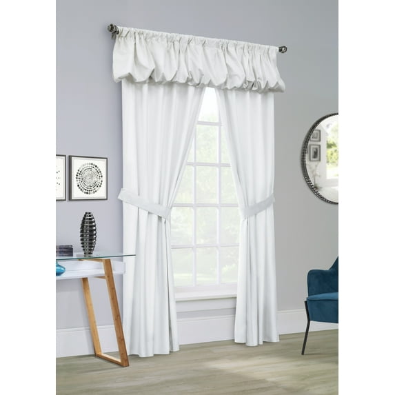 Phoenix Insulated All-in-One Window Dressing Set 80" x 84" in White