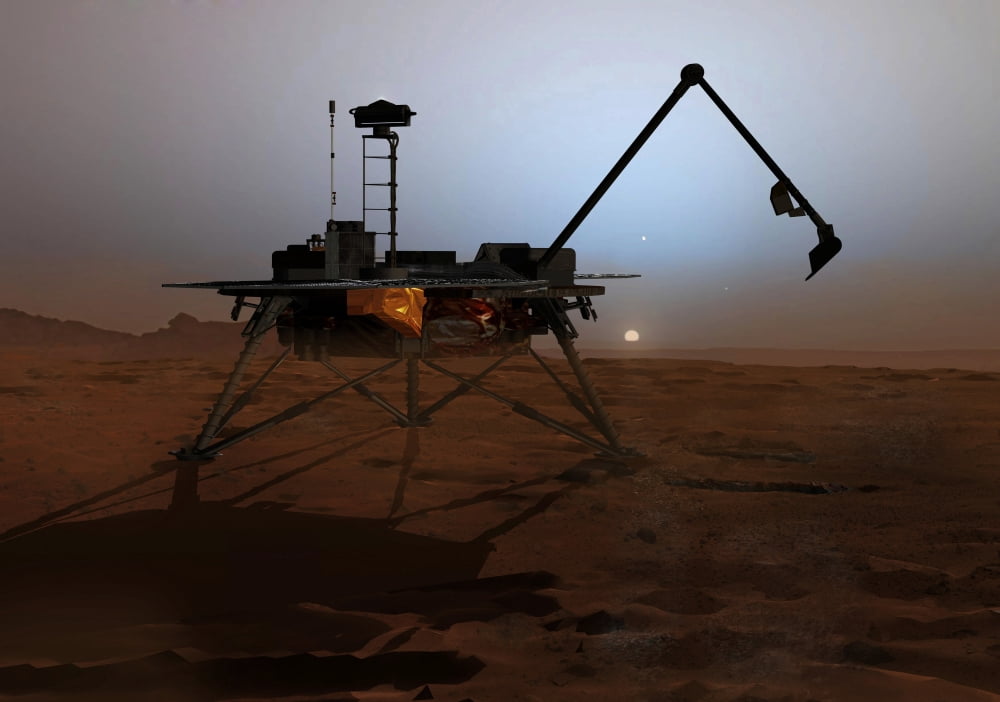 Phoenix Mars Lander Canvas Art - Stocktrek Images (33 x 24)