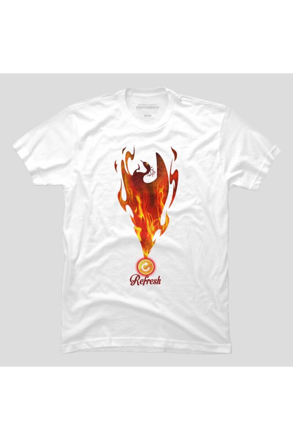 Phoenix Minimalist Mythical Bird Fantasy T-shirt - Holiday Favorite M2988308, Up to Size 5XL