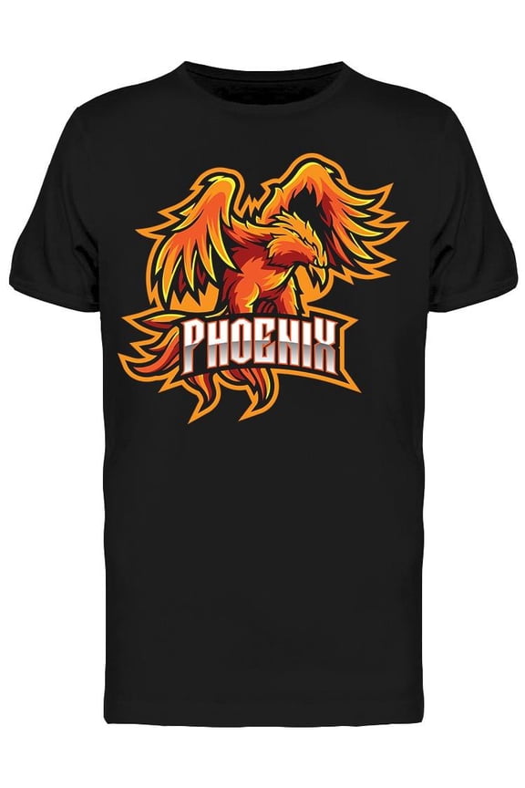Phoenix Orange Icon T-Shirt Men -Image by Shutterstock, Male Large