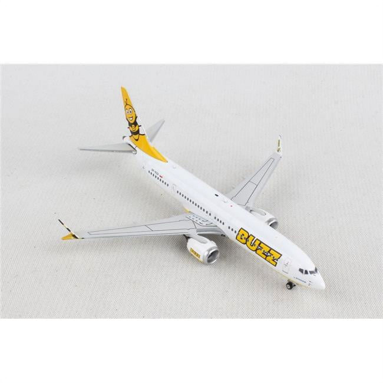 航空機・ヘリコプター B-Models 1:200 BUZZ B737-8MAX SP-RZH Scale Airplane Model 1:200 For Buzz Airlines Boeing B737