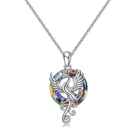 Phoenix Pendant Necklace 925 Sterling Silver Jewelry Gifts for Women Mom