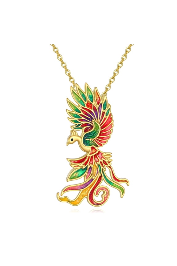 Phoenix Pendant Necklace 925 Sterling Silver Jewelry for Women Mom