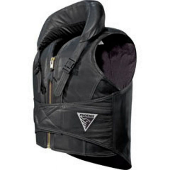 Phoenix Performance Protective Bareback Vest with Neck Roll Black TS