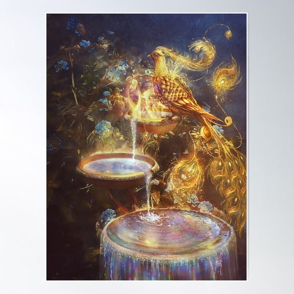 Phoenix Poster Wall Art, Modern Wall Decor For Living Room Bedroom, 8x12 UNFRAMED