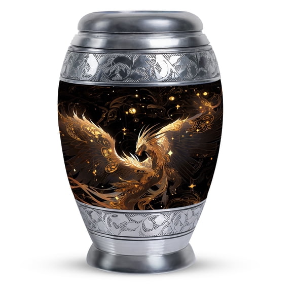 Phoenix Reborn Burial Urns For Adult Human Ashes - Urns For Ashes Adult Female Mom - Memorial Urns Keepsakes For Ashes - Small Urns For Human Ashes Adult Male - Mini Urns For Ashes (Size - 3inch, 1pc)