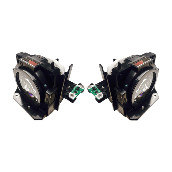 Jaspertronics Lamp & Housing TwinPack for The Panasonic PT-DX820 Projector with Original Specs & Full Lifespan Bulb 1 Year Warranty 2 Unit per pack