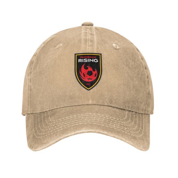 Phoenix Rising Fc Hat Washed Cotton Baseball Cap For Outdoor, Travel & Daily Use