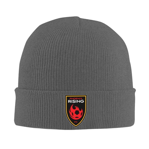 Phoenix Rising Fc Knitted Winter Beanie Warm Acrylic Hat
