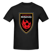 JSXMYYDS Phoenix Rising Fc Short Sleeve T-Shirt Crewneck Cotton Classic Tee Shirt Tops