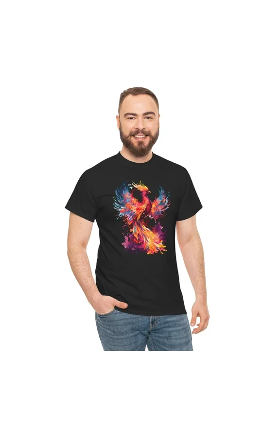 Phoenix Rising From The Ashes Cryptozoology T-Shirt S-5XL, Phoenix Shirt