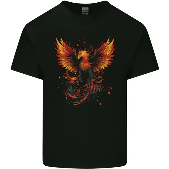 Phoenix Rising From The Flames Funny Fantasy and New Unisex T-Shirt