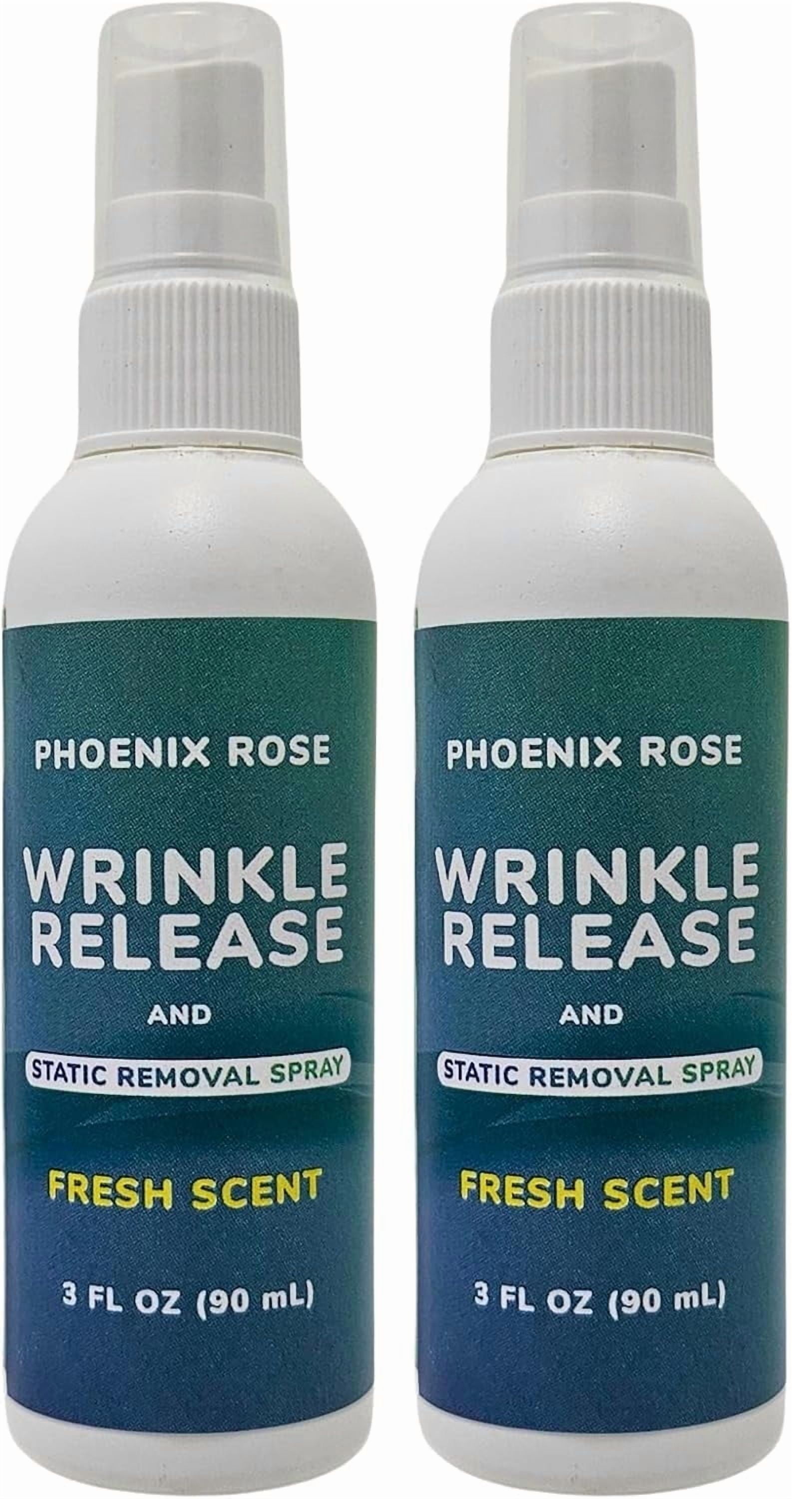 Phoenix Rose Silk Wrinkle Release Spray TSA-Approved Travel Size