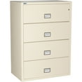 thumbnail image 1 of Phoenix Safe Lateral 38 inch 4-Drawer Fireproof File Cabinet with Key Lock, Water Seal, Putty, LAT4W38P, 1 of 5